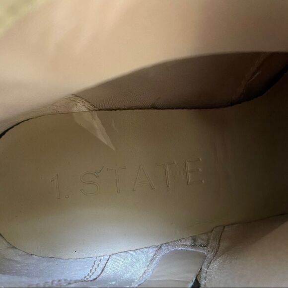 NEW 1.State KIPP snakeskin print wedge bootie 8.5 - Picture 9 of 10